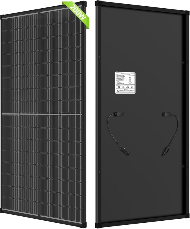 200w zonnepaneel Mono Off Grid Power Voor RV Campervan Boat Caravan Motorhome UK