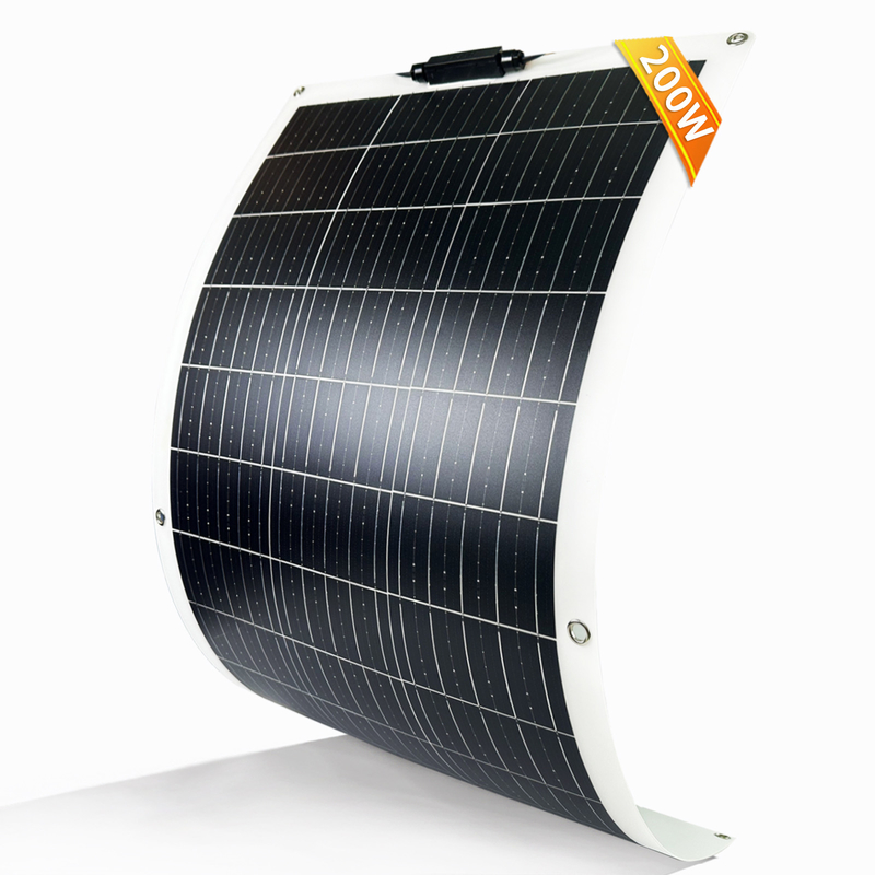 200w flexibel zonnepaneel 12v monobatterij voor caravan RV boot camper van shed